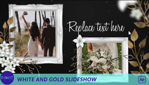 White and Gold Slideshow - 40473618 - Project for After Effects