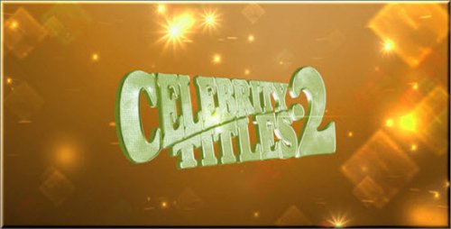 VideoHive After Effects Project - Celebrity Titles 2 221624