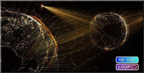 Cyber Earth Globe Hologram - Motion Graphics (Videohive)