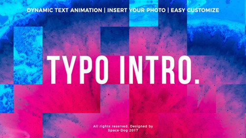 Typo Intro 20969059 - Project for After Effects (Videohive)