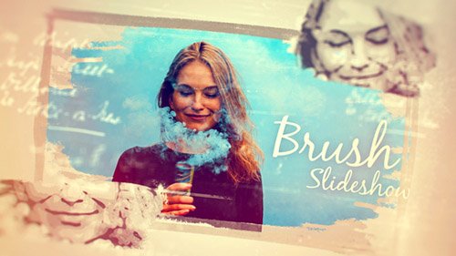 Hand Drawn Photo Brush Slideshow - Project for After Effects (Videohive)