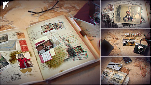 Vintage Travel Journal - Project for After Effects (Videohive)