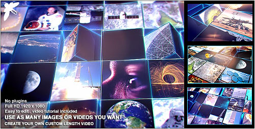 Mosaic Block Reveal - Tech - Project for After Effects (Videohive)