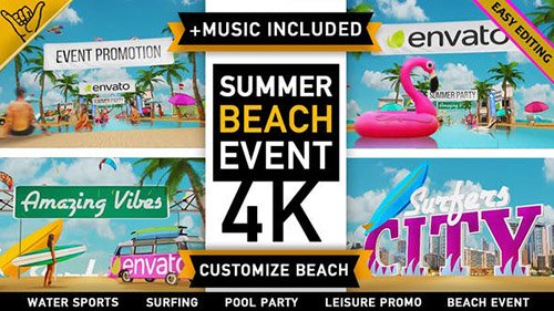 Summer Beach - Holiday Resort Party Event - Project for After Effects (Videohive)