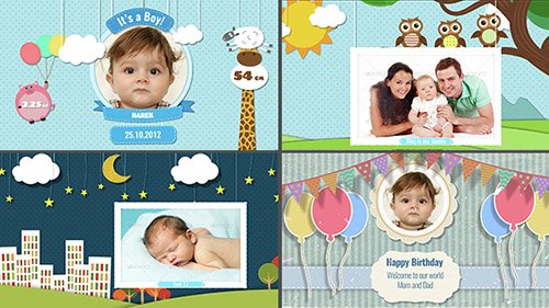 Baby Photo Album - Birthday - Project for After Effects (Videohive)
