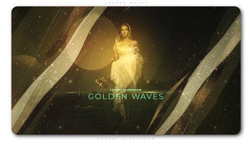 Golden Waves Luxury Slideshow 23259551 - Project for After Effects (Videohive)