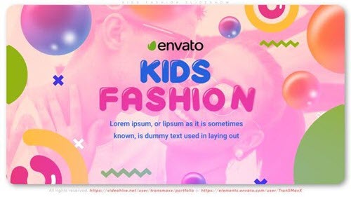 Kids Fashion Slideshow - 26999551 - Project for After Effects - Videohive