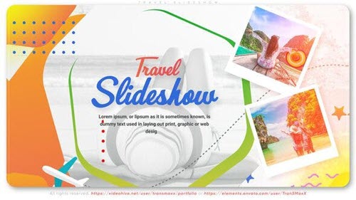 Travel Slideshow - 27057621 - Project for After Effects