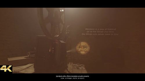 Vintage Memories - Film Projector 2 - 27068490 - Project for After Effects - Videohive