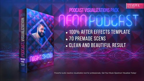 Neon Podcast | Audio and Music Visualizations Tool V01 - 33321636