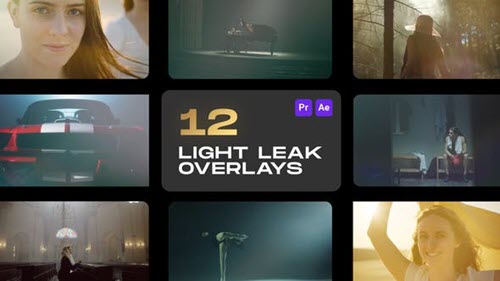 Light Leak Overlays - 34535325 - Project for After Effects