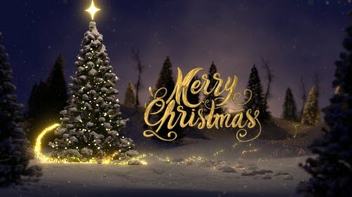 Christmas Tree Logo Reveal - 35116005 - Project for After Effects