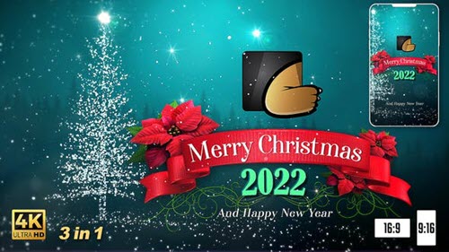 4K Fantastic Christmas Logo Opening - 34591311 - Project for After Effects