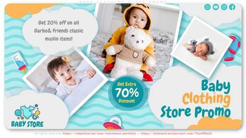 Baby Clothing Store Promo - 35089650 - Project for After Effects