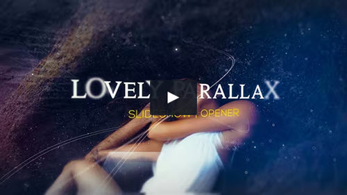 Lovely Parallax Slideshow Opener - 19632627 - Project for After Effects