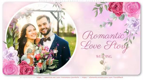 Wedding Pages Romantic Slideshow - 38494501 - Project for After Effects