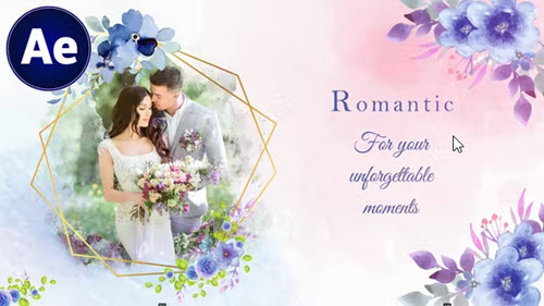 Floral Wedding Slideshow || Wedding Photo Slideshow - 41845445 - Project for After Effects