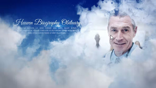 Heaven Biography Obituary - 30098584 - Project for After Effects