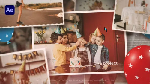 Happy Birthday Gallery - 51637303 - Project for After Effects