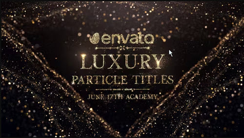Luxury Particle Titles - 50558141 - Project for After Effects