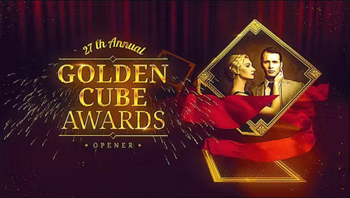 Golden Cube - Awards Pack - 11292968 - Project for After Effects