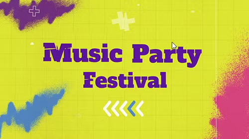 Music Party Festival - 54103459 - Project for After Effects